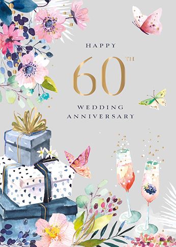 HAPPY 60TH WEDDING ANNIVERSARY