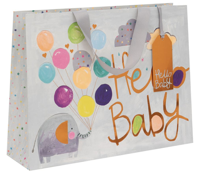 LARGE HELLO BABY GIFT BAG