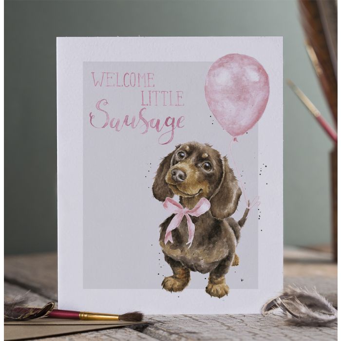 WELCOME LITTLE SAUSAGE- PINK