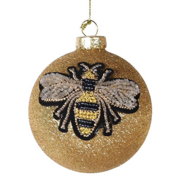 GOLD BUMBLE BEE BAUBLE