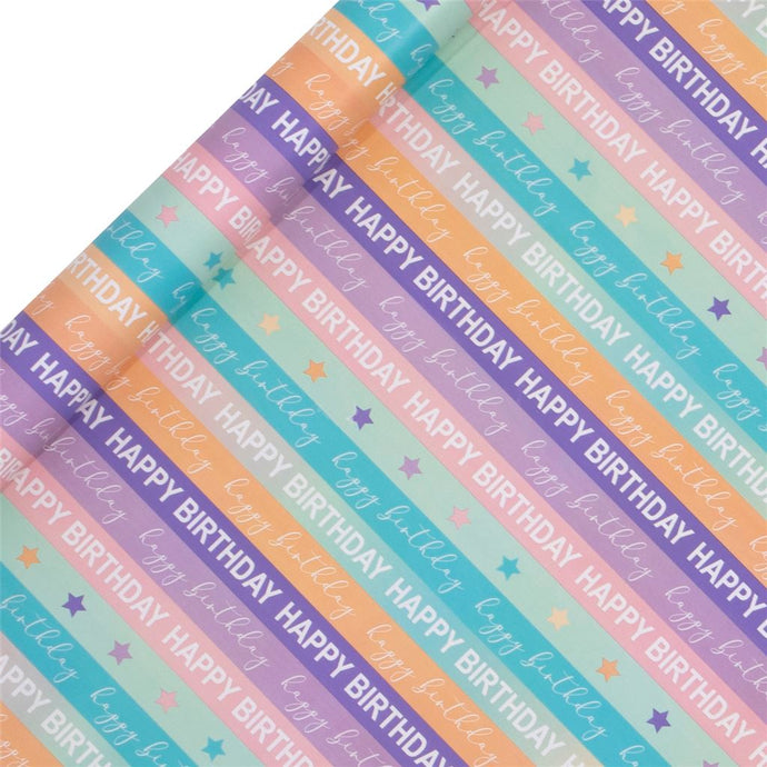 PASTEL RAINBOW BIRTHDAY ROLLWRAP