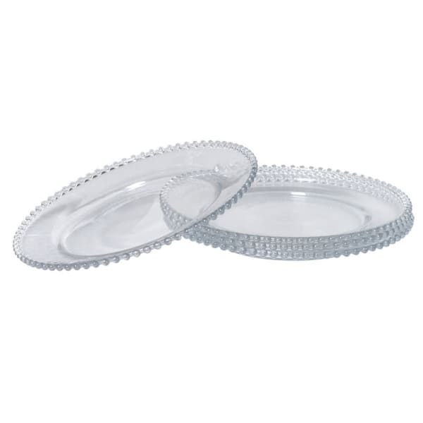 BEADED CHARGER PLATE