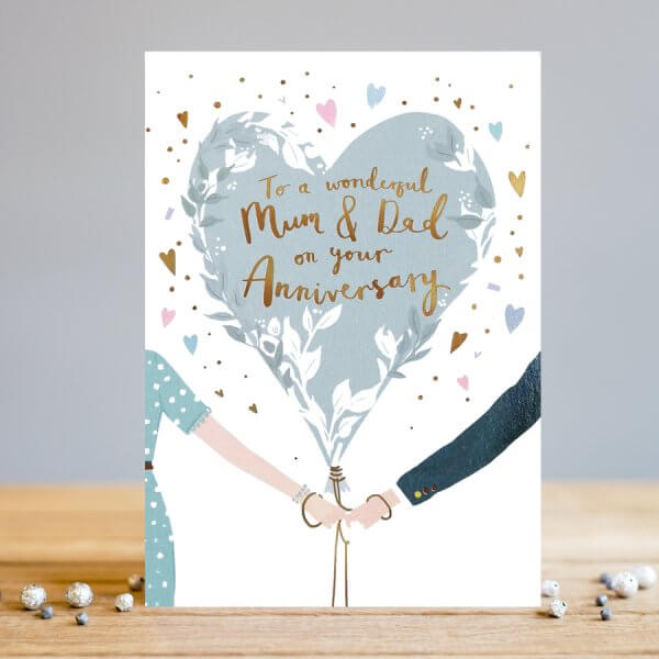 TO A WONDERFUL MUM & DAD ON YOUR ANNIVERSARY CARD