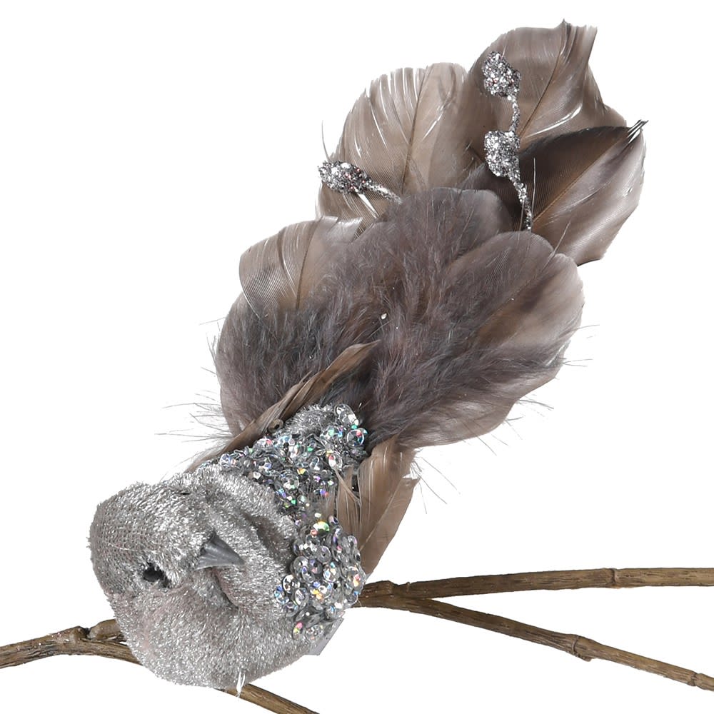 GREY CLIP ON BIRD