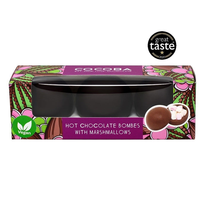 VEGAN COCOBA HOT CHOCOLATE BOMBES