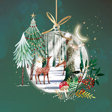 DEER BAUBLE PACK OF CHRISTMAS CARDS
