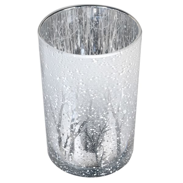 SILVER FOREST CANDLE HOLDER