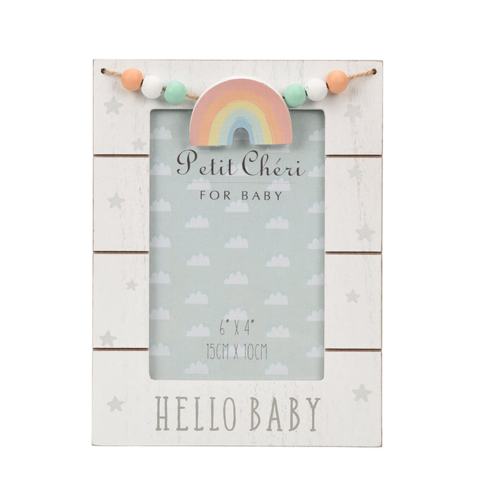 HELLO BABY RAINBOW FRAME