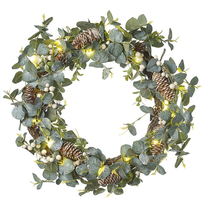 LIGHT UP EUCALYPTUS WREATH