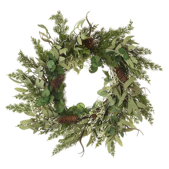 LARGE GREEN FOLIAGE WREATH