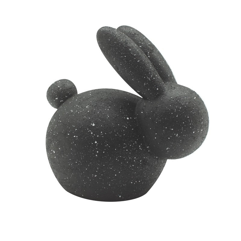 BLACK  SPECKLED SMALL BUNNY
