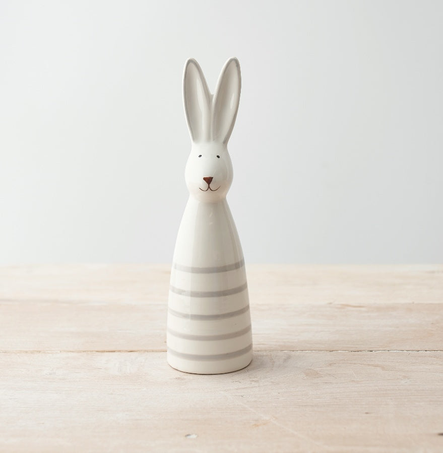 STRIPE CERAMIC BUNNY