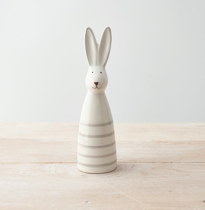 STRIPE CERAMIC BUNNY