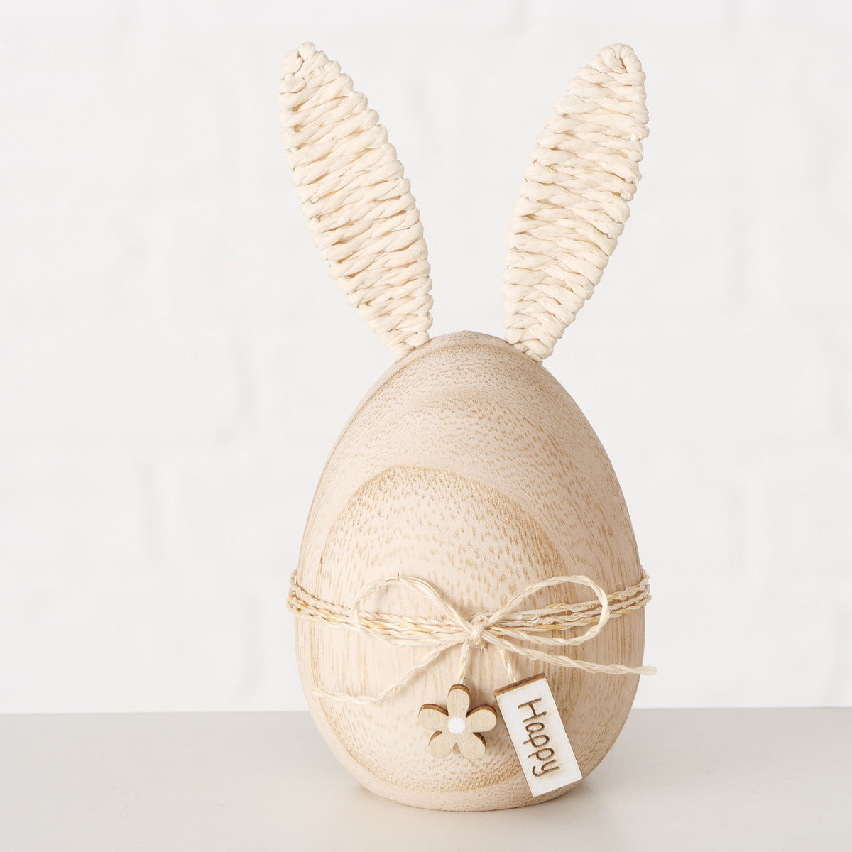 WOODEN EGG BUNNY