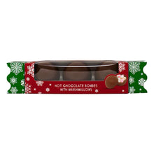 COCOBA MILK CHOCOLATE HOT CHOCOLATE BOMBE CHRISTMAS CRACKER (SET OF 3)