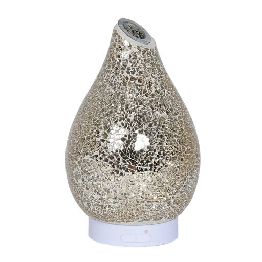 ELECTRIC DIFFUSER SILVER MOSAIC TEARDROP