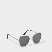 KATIE LOXTON GOLD ADELAIDE SUNGLASSES