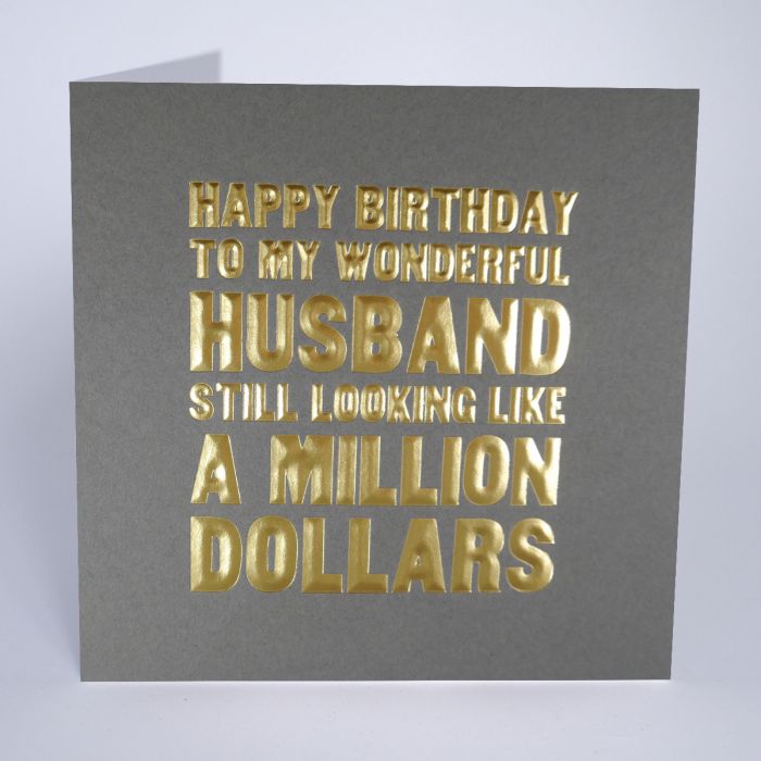 HAPPY BIRTHDAY TO MY WONDERFUL HUSBAND